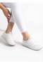 Unisex White Silver Laced Mesh Breathable Comfortable Sole Children's Walking Sneaker Sports Shoes - 7