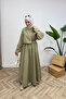 Molly Nelly Women's Long Hijab Trench Dress - 3
