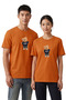 Unisex Oversize T-Shirt with Bear Figure - Street Style 100% Cotton Lover's Matching T-Shirt