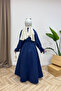 Molly Nelly Women's Long Hijab Trench Dress - 3