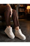 Sports g Boots with Fur Inside Thick Sole and Sheepskin Laces - 4