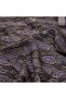 Monogram Patterned Tencel Shawl 02891-Grey Purple - 3
