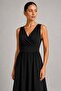 Sleeveless Double-Breasted Collar Dress (B23-00137) - 2