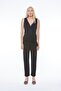 Maternity Black Double Breasted Jumpsuit - 2