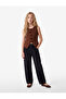 Button Detailed Crew Neck Sleeveless Blouse