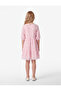 Floral Patterned A-Line Viscose Blended V-Neck Short Sleeve Dress - 3