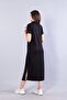 26675 polo neck modal fabric dress - 4