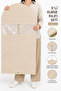 Clothes Cover 5-Piece 60X100 cm Beige Windowed Closet Organizer Organizer Storage Bag Clothes Protector Storage - 3