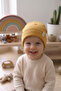 Ribana Beige-Mustard 2-Piece Beanie