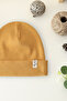 Ribana Beige-Mustard 2-Piece Beanie - 6