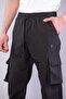12 commando pocket elasticated leg laçin printed sweatpants - 6