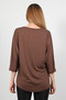 1416-Y Elbow Sleeve Straight Blouse - 7