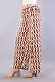 5681 Wide Leg Patterned Trousers - 4