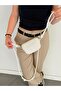Women's White Mini Crossbody Shoulder Bag Knotted Leather Messenger Bag - 7