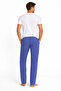 Men's Patterned Pocketed 100% Cotton Single Bottom Pants - 2