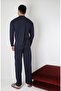 100% Cotton Jacquard Single Jersey Men's Pajama Set 1001 - 8