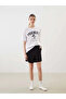 Xside Black Elastic Waist Women Shorts