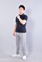 4662 Striped Collar Modal T-Shirt - 5