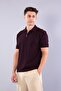 10026 self-striped zippered collar knit t-shirt - 2