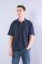 4029 Collared Buttonless Modal T-Shirt