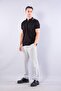 8328 Pike Modal T-Shirt with Collar and Shoulder Stripes - 5