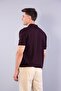 10026 self-striped zippered collar knit t-shirt - 3