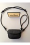 Women's Black Mini Crossbody Shoulder Bag Knotted Leather Messenger Bag - 4