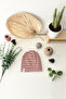 Ribbed Label Striped Tile Beret - 3