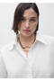 Linen blend short-sleeved shirt - 8