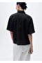 Linen blend short-sleeved shirt - 4