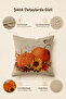 Pumpkin Patterned Double Sided Hidden Zippered Pillowcase Throw Pillow Seat Pillowcase - 3