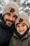 New Year's Beige Hat - Squirrel Punch Detailed Gift