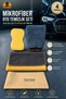 4 Piece Microfiber, Chamois Car Wash Car Washing Car Cleaning Set