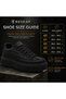 Ba0801 Black Men's Sneaker - Ultra Light Comfortable Casual Sports Shoes with Parachute Fabric Detail - 8