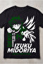 My Hero Academia Deku One for All Black Anime Printed Standard Fit Unisex T-Shirt