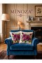 Digital Printed Patterned Decorative Throw Pillow Covers Set of 2 / Purple Roses