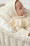 Baby Girl Lace Detailed Bowknot 5-Piece Hospital Discharge Set 100% Cotton Newborn Baby Set - 3