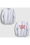 Unisex White because I Never Lose Virginity Back Printed Sweatshirt 565863Tt