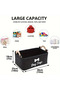 M Felt Pet Toy Box, Dog Toy Box, Storage Basket Box - Perfect for Organizing Pets - 2