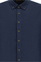 Long Sleeve Regular Fit Button-Down Collar Cotton Lyocell Italian Shirt - 3