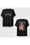 Unisex Black Poster Boxing Iron Mike Tyson Back Printed T-Shirt 594128Tt