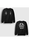 Unisex Black Vasco Burn Knuckles Lookism Back Printed Sweatshirt 589858Tt