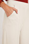 Women's Relax Fit Comfortable Cut Modal Fabric High Waist Wide Leg Stone Pants - 2