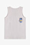 Boy's Off-White Sardines Fish Patterned 2-Piece Undershirt - 3