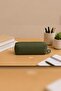Unisex Khaki Pen Holder with One Compartment, Khaki Pen Case with One Pocket, 20cm - 2