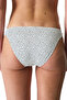 Point Stylish Polka Dot Patterned Textured Mid-Waist Bikini Bottom - 2
