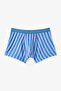 Boy's Blue Chess Dinosaur Patterned 2-Piece Boxer - 3