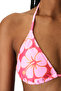 Annetta Minimal Triangle Floral Textured Bikini Top - 6