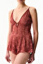 Burgundy Teddy Jumpsuit - 5