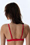 Red Hannah Triangle Fit Bikini Top - 2